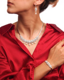 سرویس نقره جواهری مروارید دار