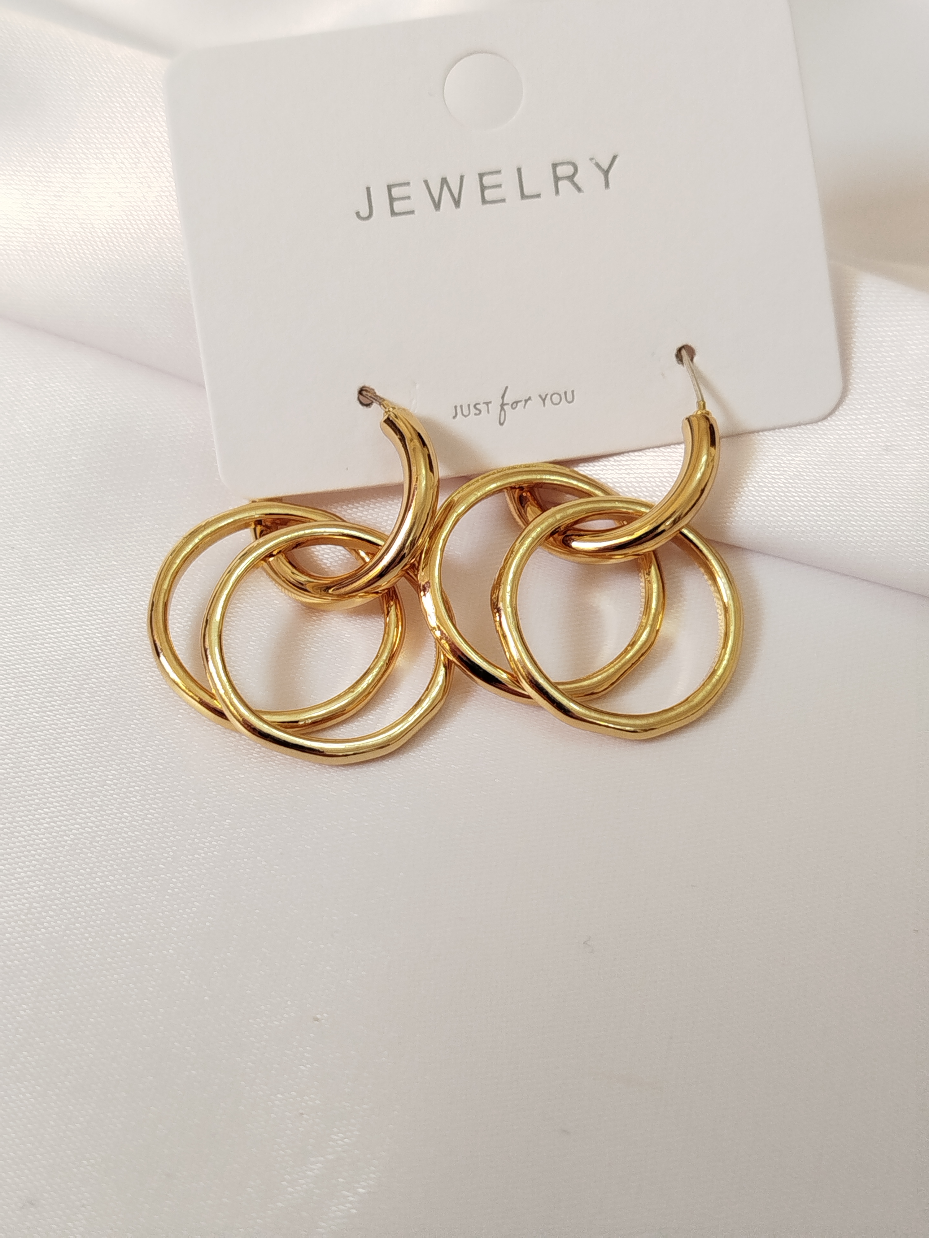 گوشواره حلقه ای آویزدار کد G4