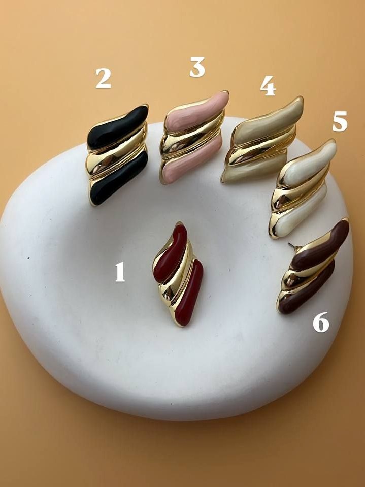 گوشواره میناکاری مدل لوزی